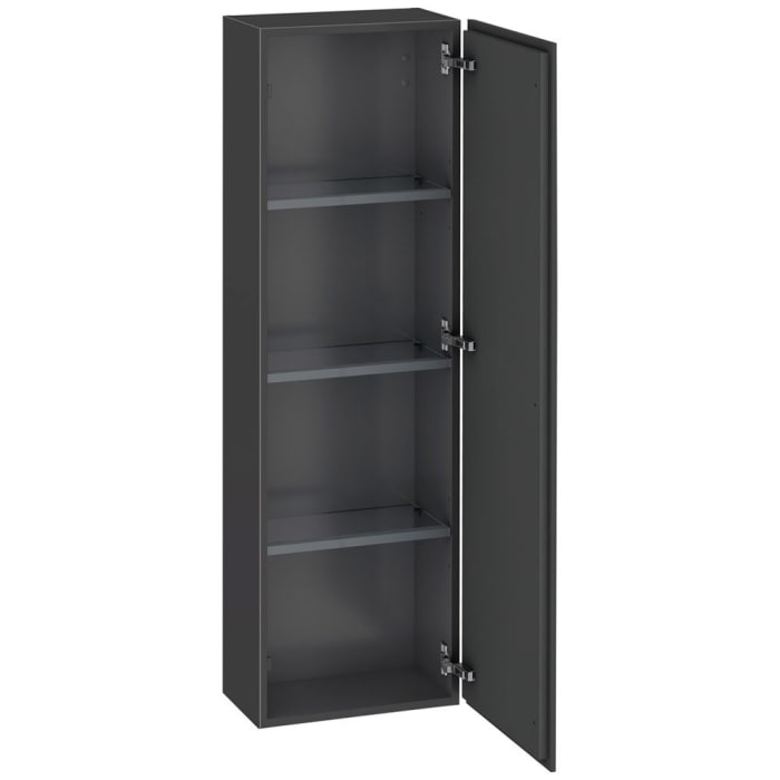 Duravit L-Cube Halbhochschrank 40 x 24,3 x 132 cm, Anschlag rechts