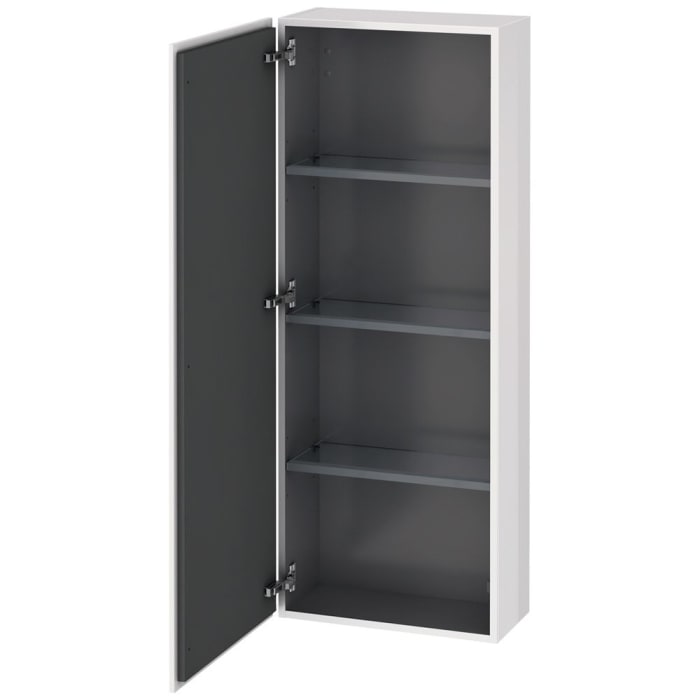 Duravit L-Cube Halbhochschrank 50 x 24,3 x 132 cm, Anschlag links