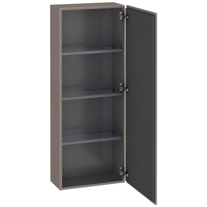 Duravit L-Cube Halbhochschrank 50 x 24,3 x 132 cm, Anschlag rechts