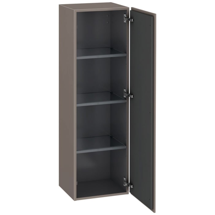 Duravit L-Cube Halbhochschrank 40 x 36,3 x 132 cm, Anschlag rechts