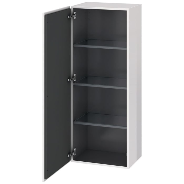 Duravit L-Cube Halbhochschrank 50 x 36,3 x 132 cm, Anschlag links