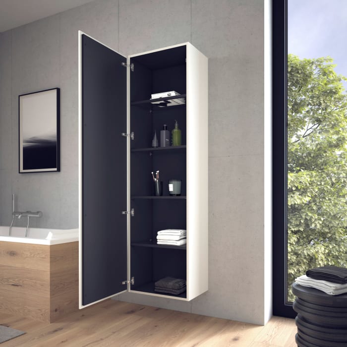 Duravit L-Cube Hochschrank 50 x 36,3 x 176 cm, Anschlag links