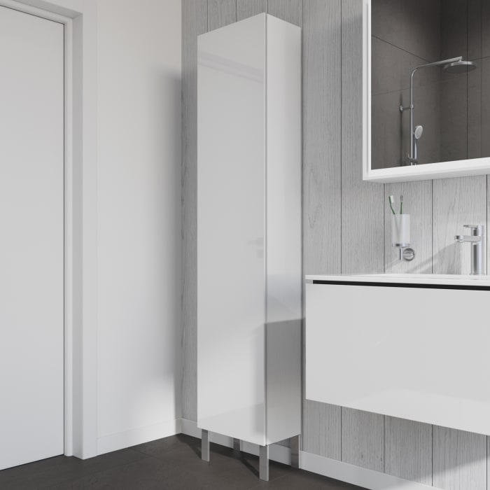 Duravit L-Cube Hochschrank 40 x 24,3 x 176 cm, Anschlag links