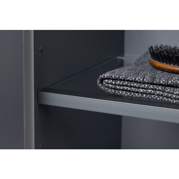 Duravit L-Cube Hochschrank 40 x 24,3 x 176 cm, Anschlag rechts