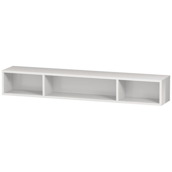 Duravit L-Cube Regalelement horizontal mit 3 Fächer 80 x 14 cm