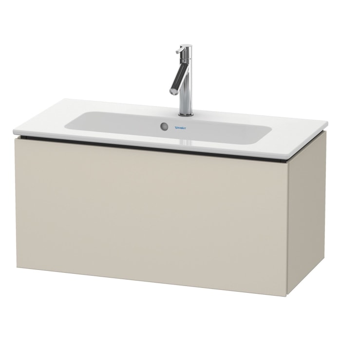 Duravit L-Cube Waschtischunterbau wandhängend Compact mit 1 Auszug, 82 x 39,1 cm