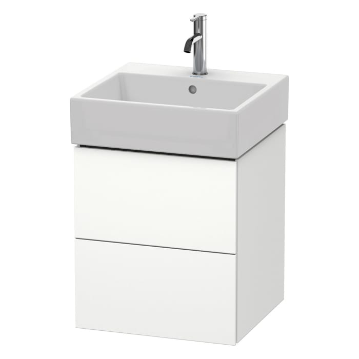 Duravit L-Cube Waschtischunterbau wandhängend mit 2 Auszügen 48,4 x 45,9 cm
