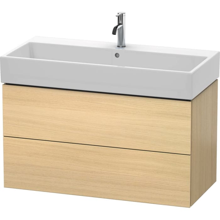 Duravit L-Cube Waschtischunterbau wandhängend mit 2 Auszügen 98,4 x 45,9 cm
