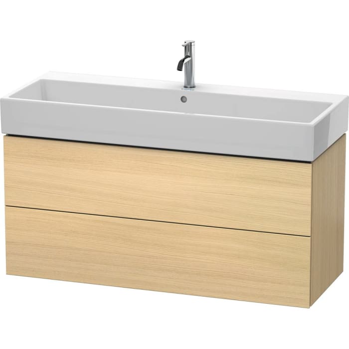Duravit L-Cube Waschtischunterbau wandhängend mit 2 Auszügen 118,4 x 54,4 cm