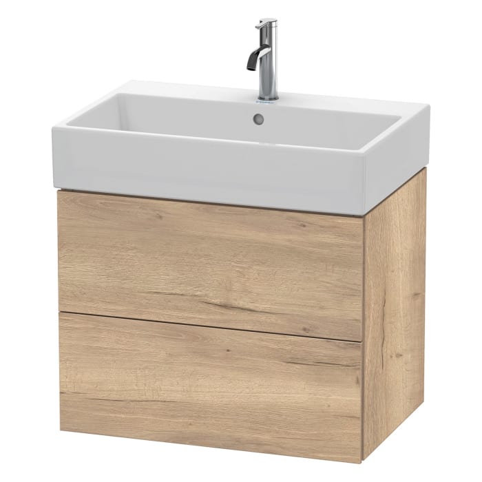 Duravit L-Cube Waschtischunterbau wandhängend mit 2 Auszügen 68,4 x 45,9 cm