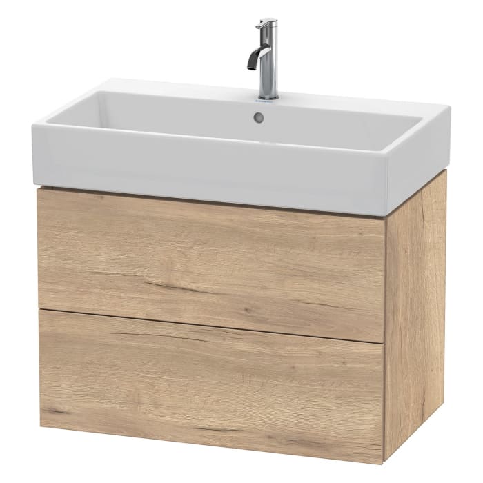 Duravit L-Cube Waschtischunterbau wandhängend mit 2 Auszügen 78,4 x 45,9 cm
