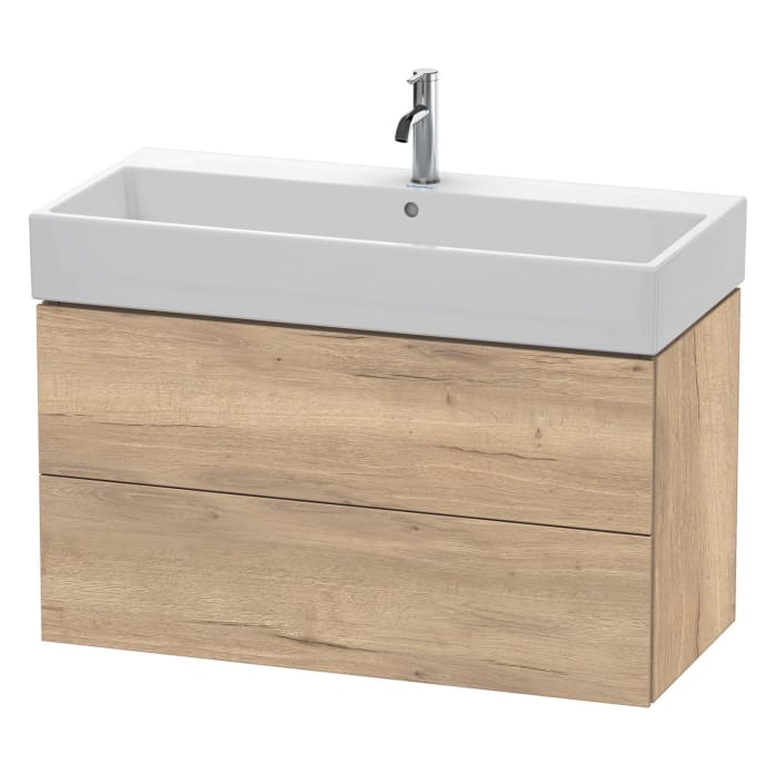 Duravit L-Cube Waschtischunterbau wandhängend mit 2 Auszügen 98,4 x 45,9 cm