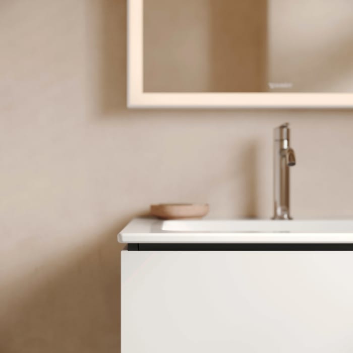 Duravit L-Cube Waschtischunterbau wandhängend mit 2 Auszügen, 82 x 48,1 cm