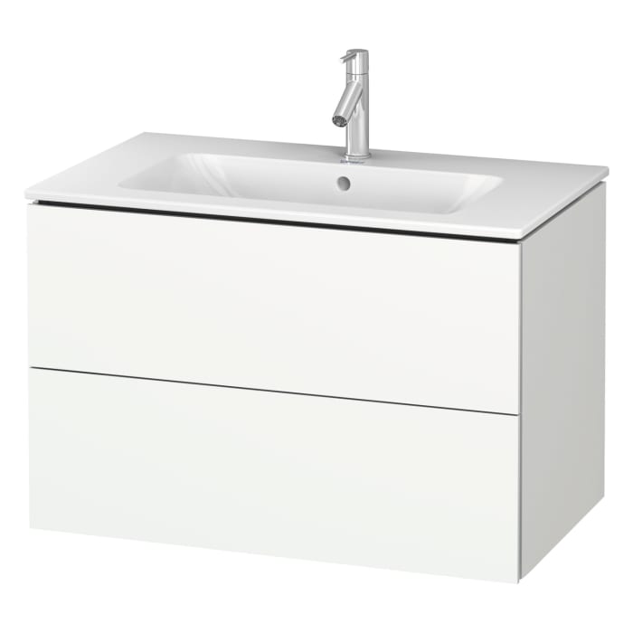 Duravit L-Cube Waschtischunterbau wandhängend mit 2 Auszügen, 82 x 48,1 cm