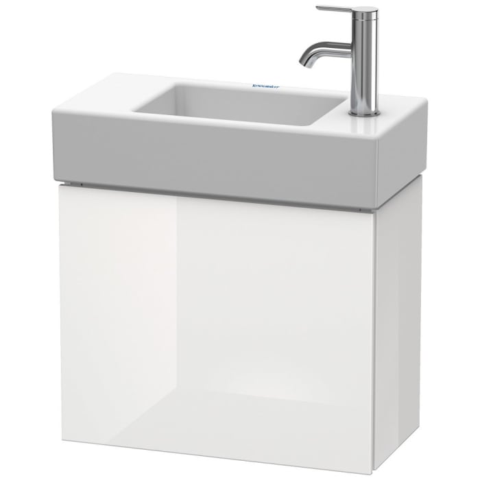 Duravit L-Cube Waschtischunterbau wandhängend 48 x 24 cm, mit 1 Tür, Türanschlag Links