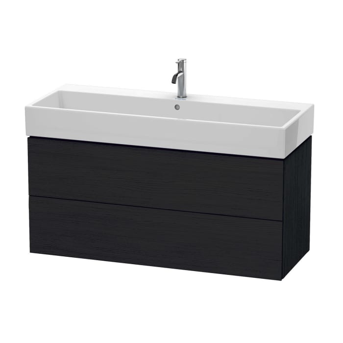 Duravit L-Cube Waschtischunterbau wandhängend mit 2 Auszügen 118,4 x 45,9 cm