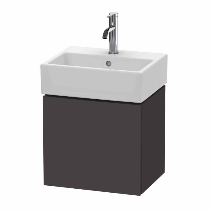 Duravit L-Cube Waschtischunterbau wandhängend mit 1 Tür Anschlag links 43,4 x 34,1 cm