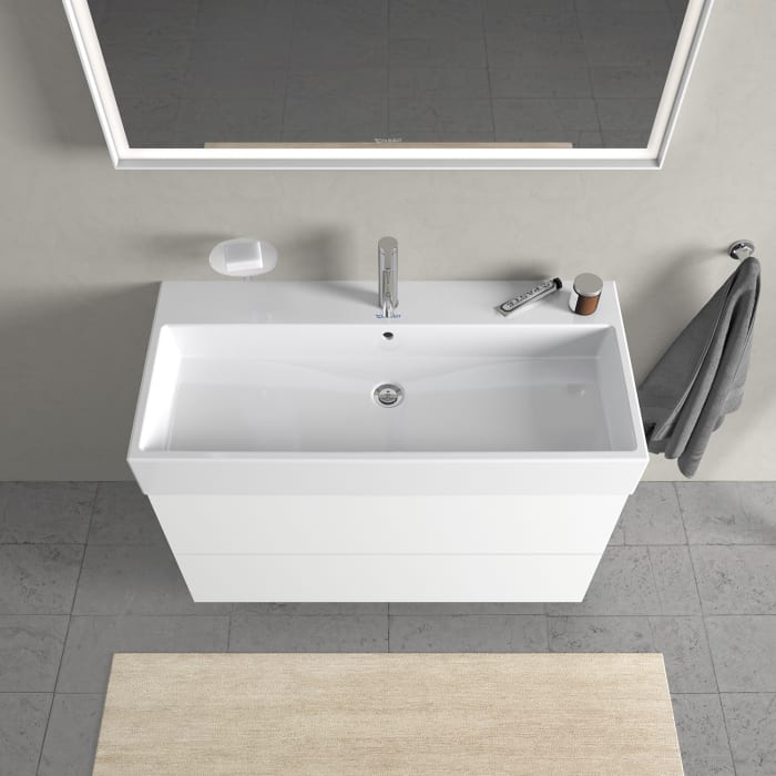 Duravit L-Cube Waschtischunterbau wandhängend mit 2 Auszügen 98,4 x 45,9 cm
