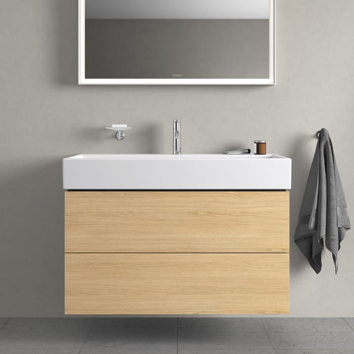 Duravit L-Cube Waschtischunterbau wandhängend mit 2 Auszügen 98,4 x 45,9 cm
