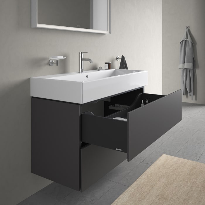 Duravit L-Cube Waschtischunterbau wandhängend mit 2 Auszügen 98,4 x 45,9 cm