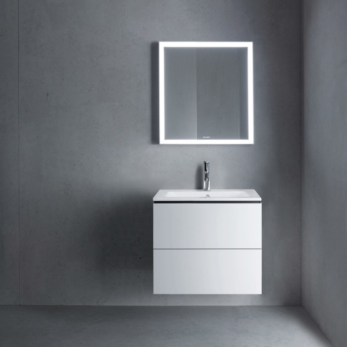 Duravit L-Cube Waschtischunterbau wandhängend mit 2 Auszügen, 62 x 48,1 cm
