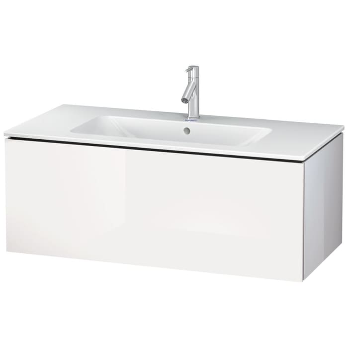 Duravit L-Cube Waschtischunterbau wandhängend mit 1 Auszug, 102 x 48,1 cm