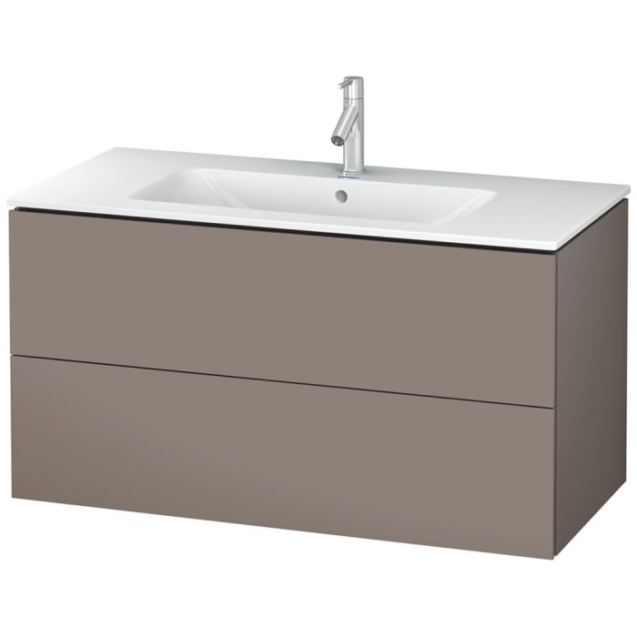 Duravit L-Cube Waschtischunterbau wandhängend mit 2 Auszügen, 102 x 48,1 cm