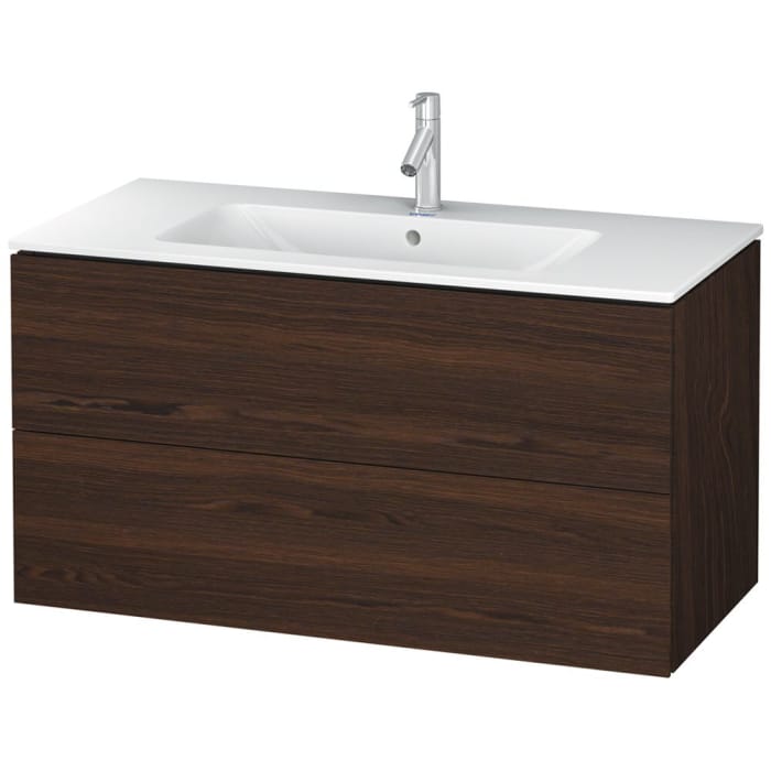 Duravit L-Cube Waschtischunterbau wandhängend mit 2 Auszügen, 102 x 48,1 cm