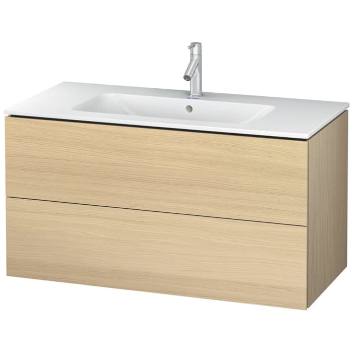 Duravit L-Cube Waschtischunterbau wandhängend mit 2 Auszügen, 102 x 48,1 cm