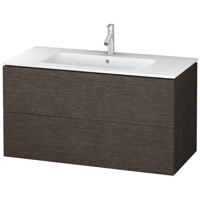 Duravit L-Cube Waschtischunterbau wandhängend mit 2 Auszügen, 102 x 48,1 cm