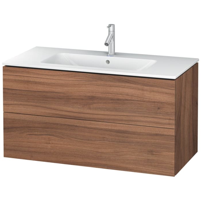 Duravit L-Cube Waschtischunterbau wandhängend mit 2 Auszügen, 102 x 48,1 cm