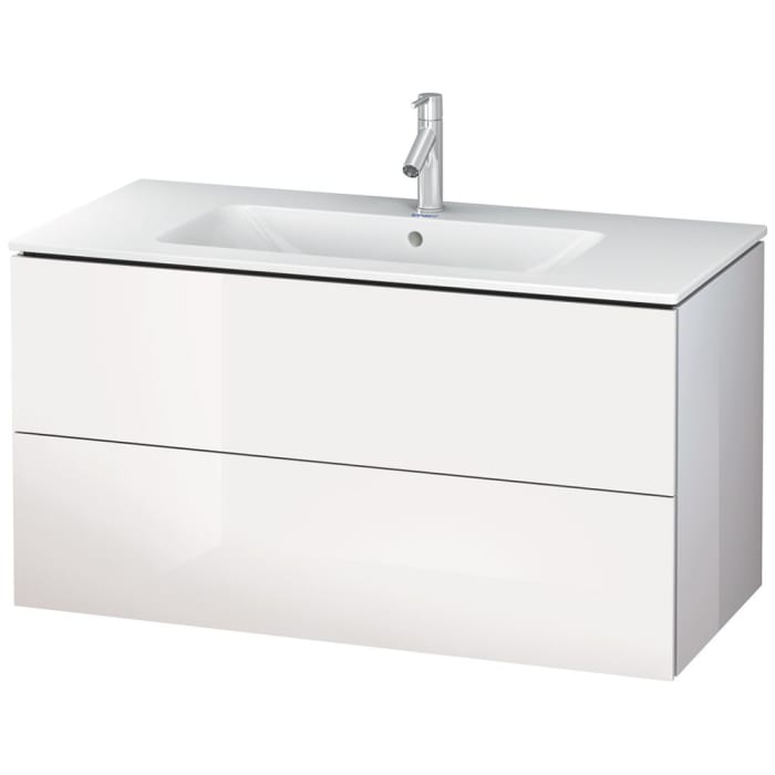 Duravit L-Cube Waschtischunterbau wandhängend mit 2 Auszügen, 102 x 48,1 cm
