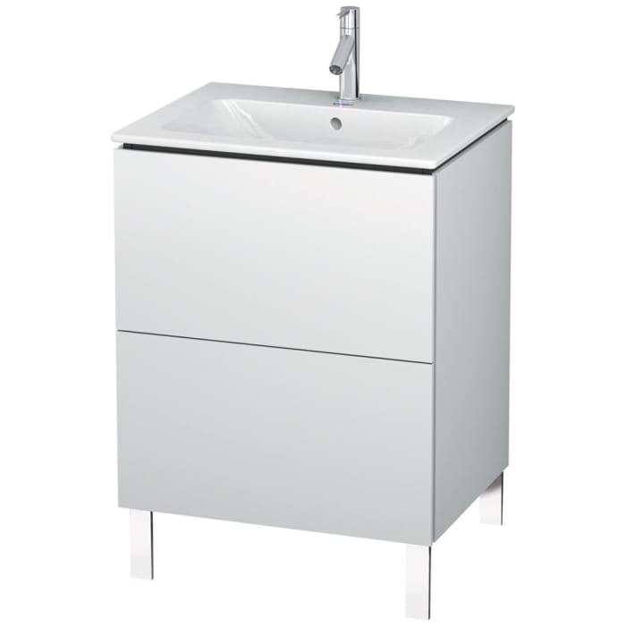 Duravit L-Cube Waschtischunterbau stehend mit  2 Auszügen 62 x 48,1 cm