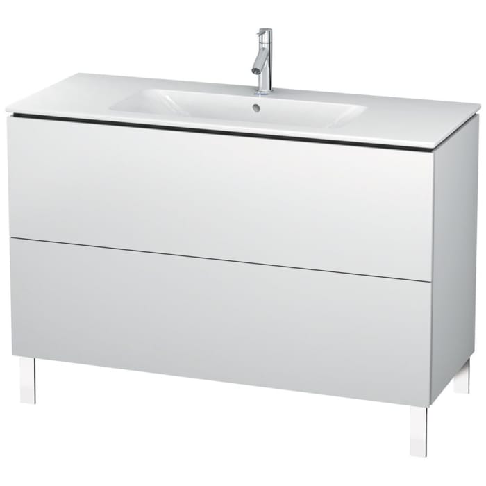 Duravit L-Cube Waschtischunterbau stehend mit 2 Schubkästen 122 x 48,1 cm