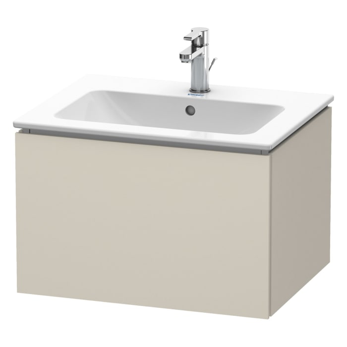 Duravit L-Cube Waschtischunterbau wandhängend mit 1 Auszug, 62 x 48,1 cm