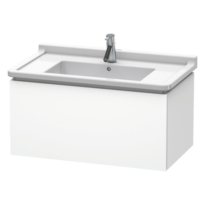 Duravit L-Cube Waschtischunterbau wandhängend mit 1 Auszug 82 x 46,9 cm