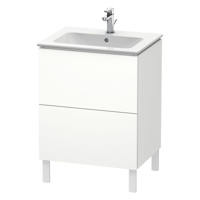 Duravit L-Cube Waschtischunterbau stehend mit  2 Auszügen 62 x 48,1 cm