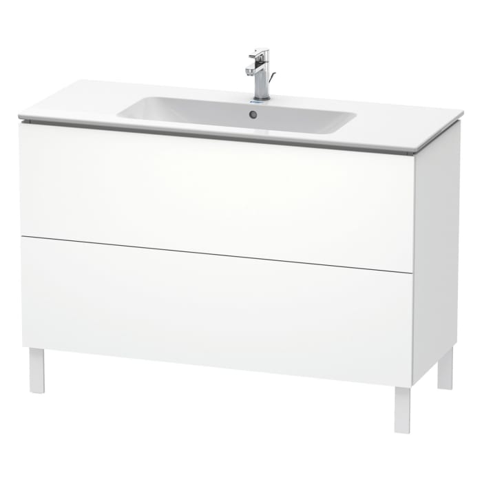 Duravit L-Cube Waschtischunterbau stehend mit 2 Schubkästen 122 x 48,1 cm