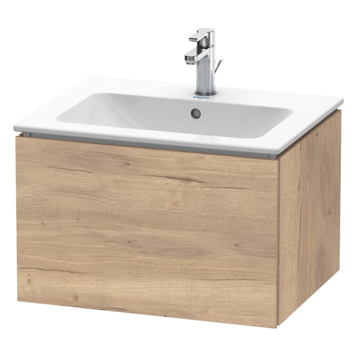 Duravit L-Cube Waschtischunterbau wandhängend mit 1 Auszug, 62 x 48,1 cm