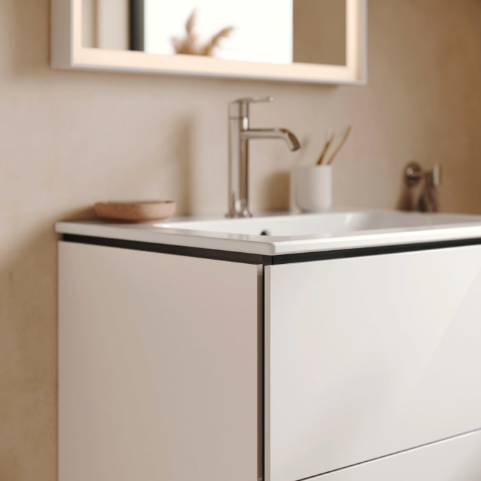 Duravit L-Cube Waschtischunterbau wandhängend mit 2 Auszügen, 102 x 48,1 cm