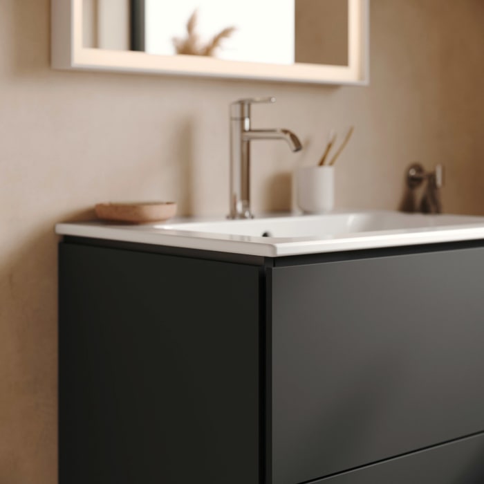 Duravit L-Cube Waschtischunterbau wandhängend mit 2 Auszügen, 102 x 48,1 cm