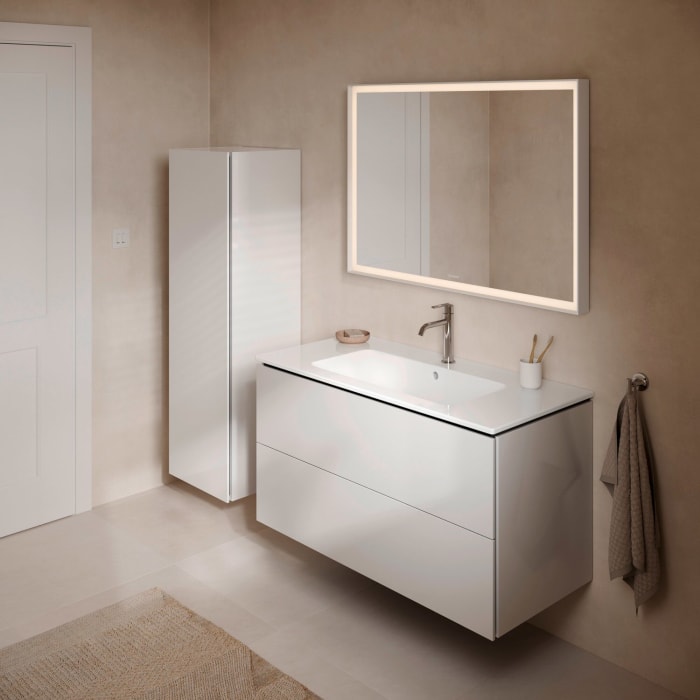 Duravit L-Cube Waschtischunterbau wandhängend mit 2 Auszügen, 102 x 48,1 cm