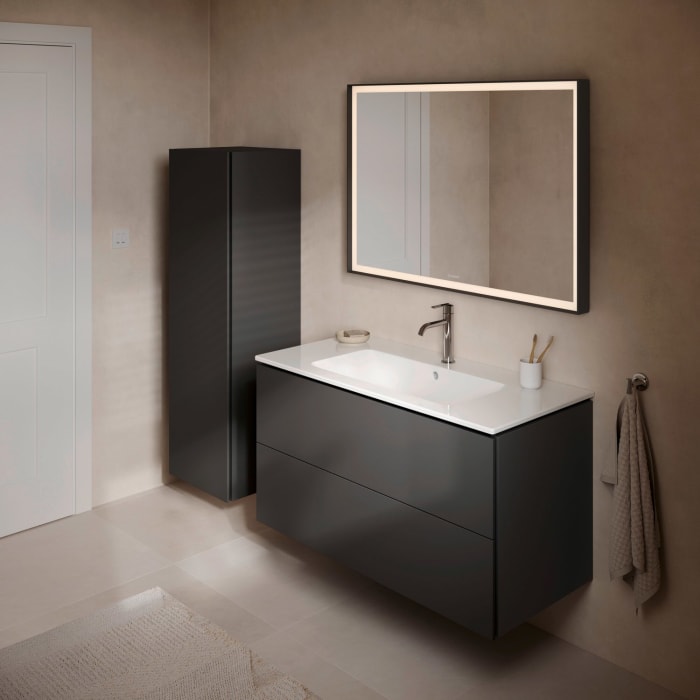 Duravit L-Cube Waschtischunterbau wandhängend mit 2 Auszügen, 102 x 48,1 cm