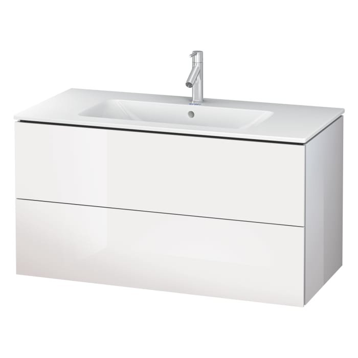 Duravit L-Cube Waschtischunterbau wandhängend mit 2 Auszügen, 102 x 48,1 cm