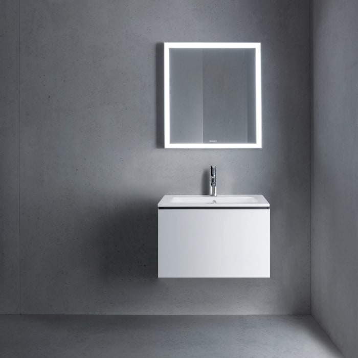 Duravit L-Cube Waschtischunterbau wandhängend mit 1 Auszug, 62 x 48,1 cm
