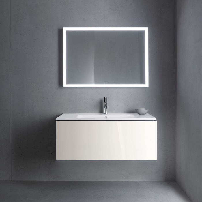 Duravit L-Cube Waschtischunterbau wandhängend mit 1 Auszug, 102 x 48,1 cm