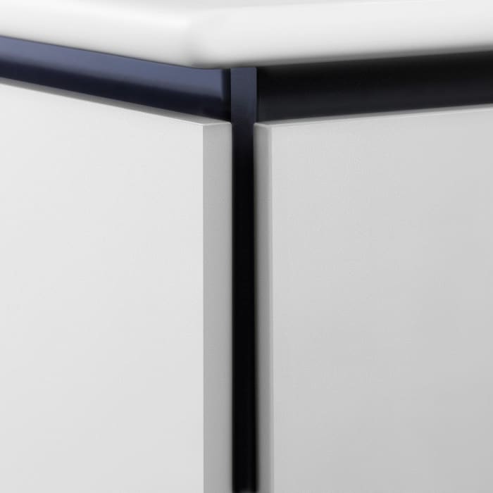 Duravit L-Cube Waschtischunterbau stehend mit 2 Auszügen, 82 x 48,1 cm