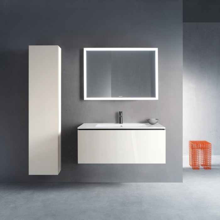 Duravit L-Cube Waschtischunterbau wandhängend mit 1 Auszug, 102 x 48,1 cm
