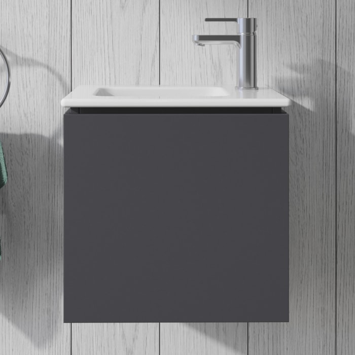 Duravit L-Cube Waschtischunterbau wandhängend mit 1 Tür Anschlag links, 42 x 29,4 cm