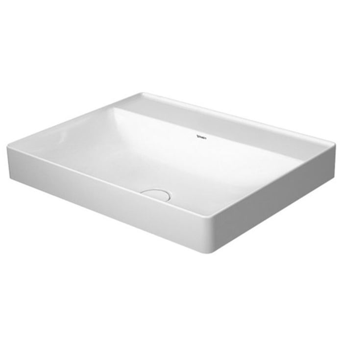 Duravit DuraSquare Aufsatzbecken ohne Hahnloch 60 x 47 cm